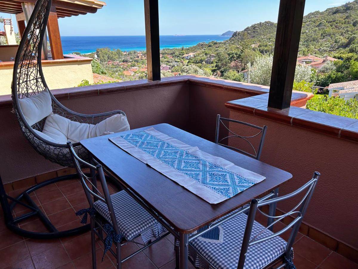 Villa Sole Vista Mare Super Panoramica Costa Rei Luaran gambar